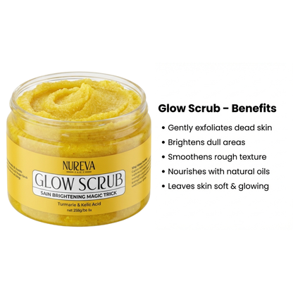 Kojic Glow Polish Scrub – Brightening & Tan Removal Body Exfoliator