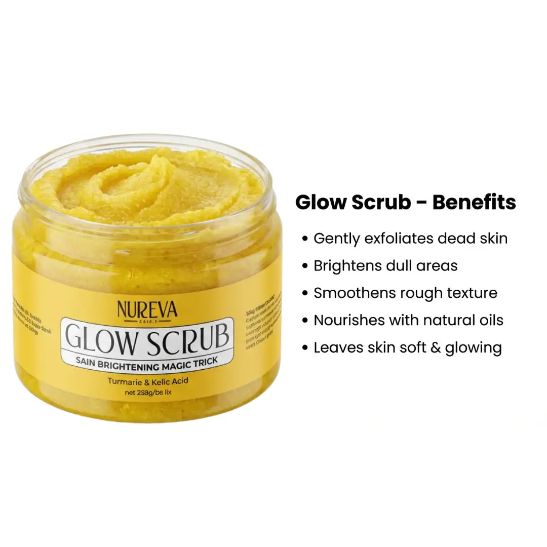 Kojic Glow Polish Scrub – Brightening & Tan Removal Body Exfoliator